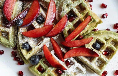 Vibrant Super Greens Waffles