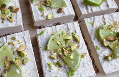 Raw Coconut Lime Bars