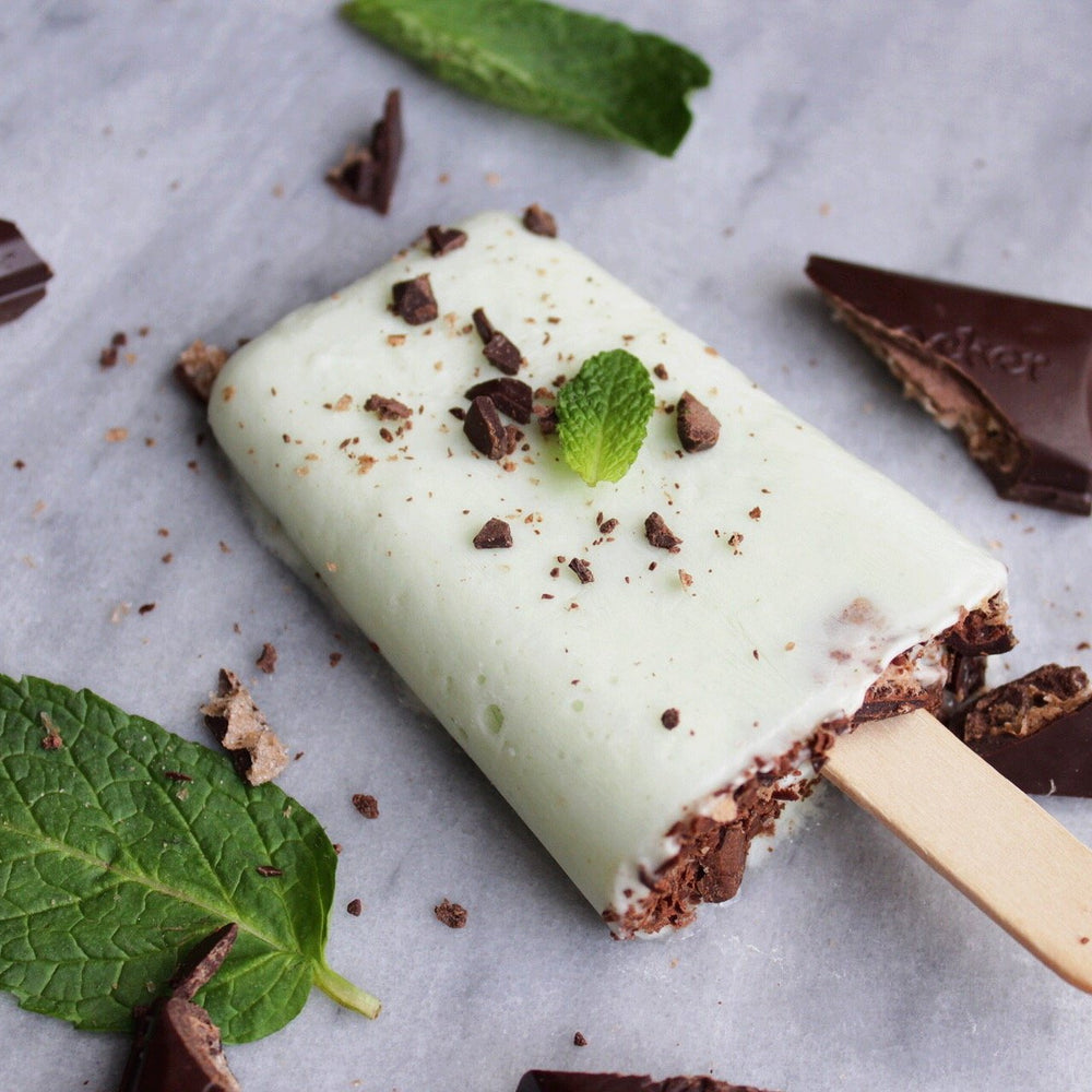 Gut-Friendly Mint Chocolate Popsicles