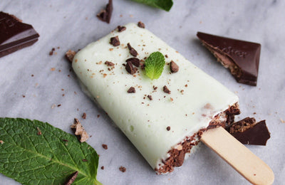 Gut-Friendly Mint Chocolate Popsicles